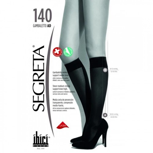 Segreta Κάτω γόνατος κάλτσες ανοιχτών δακτύλων 140 den
