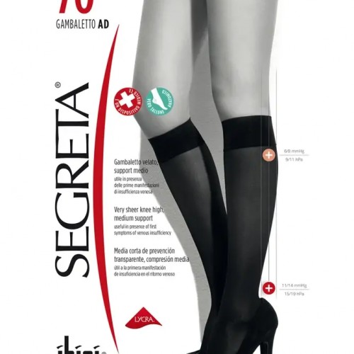 Segreta Κάτω γόνατος κάλτσες ανοιχτών δακτύλων 70 den
