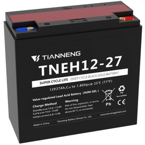 Tianneng Gel Μπαταρία ηλεκτροκίνητων αμαξιδίων 27 Tianneng Gel Μπαταρία ηλεκτροκίνητων αμαξιδίων 27