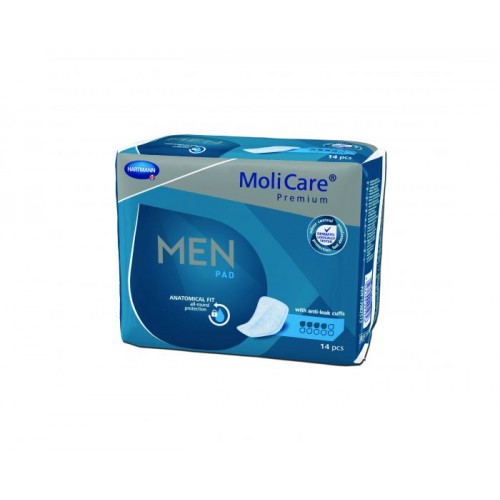 MoliCare Premium men pad Ανδρικές Σερβιέτες 4 σταγόνων 14τεμ.