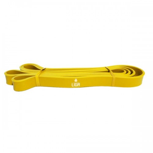 Λάστιχο αντίστασης (heavy duty latex band)(χρώμα κίτρινο) 208εκ.*4,5εκ.*2,2εκ LIGASPORT*