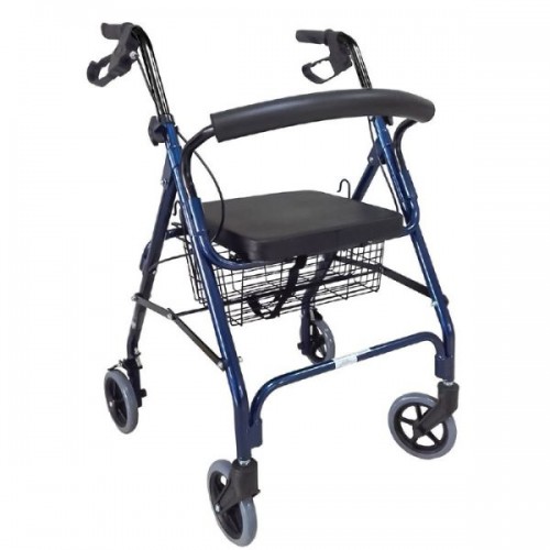 Περιπατητήρας Rollator μπλε Περιπατητήρας Rollator μπλε