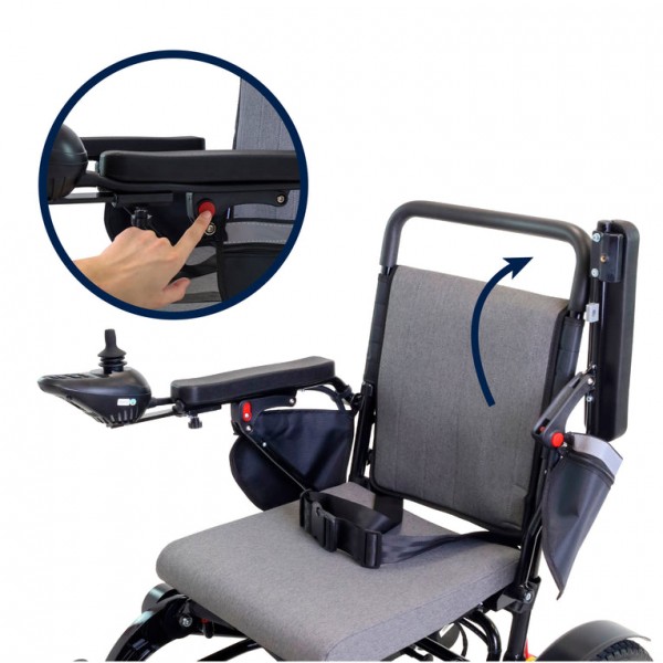 Αναδιπλούμενο ηλεκτρικό αμαξίδιο