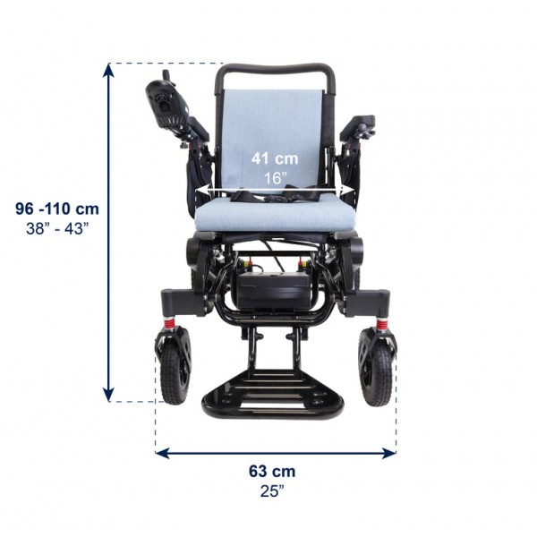 Αναδιπλούμενο ηλεκτρικό αμαξίδιο