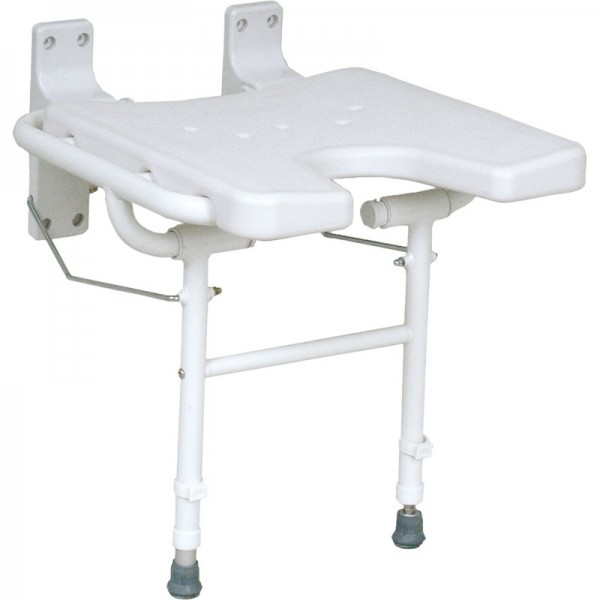 Αναδιπλούμενο κάθισμα ντουζ με πόδια 130kg