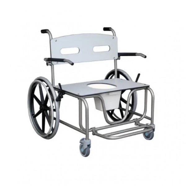 Αναπηρικό αμαξίδιο Τουαλέτας Antarctic XXL με μεγάλους τροχούς με πλάτος καθίσματος 100 και εως 250 κιλά χρήστης