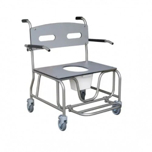Αναπηρικό αμαξίδιο Τουαλέτας Antarctic XXL με μικρούς τροχούς με πλάτος καθίσματος 100 cm και εως 250 κιλά χρήστης 