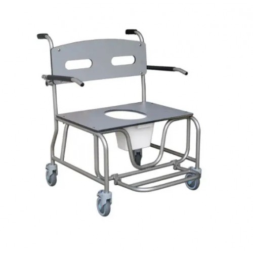 Αναπηρικό αμαξίδιο Τουαλέτας Antarctic XXL με μικρούς τροχούς με πλάτος καθίσματος 100 cm και εως 250 κιλά χρήστης 