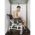Αναπηρικό αμαξίδιο θαλάσσης αλουμινίου με δοχείο SEA
