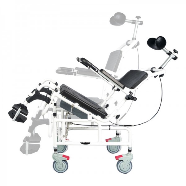 Αναπηρικό αμαξίδιο AQUA-RECLINING με κλειστά πλαινα 136kg