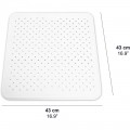 Αντιολισθητικό πατάκι ντούζ τετράγωνο 43x43cm Αντιολισθητικό πατάκι ντούζ τετράγωνο 43x43cm