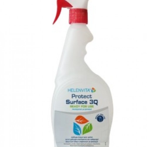 Απολυμαντικό επιφανειών με καθαριστική δράση HELENVITA PROTECT SURFACE 3Q 750ml