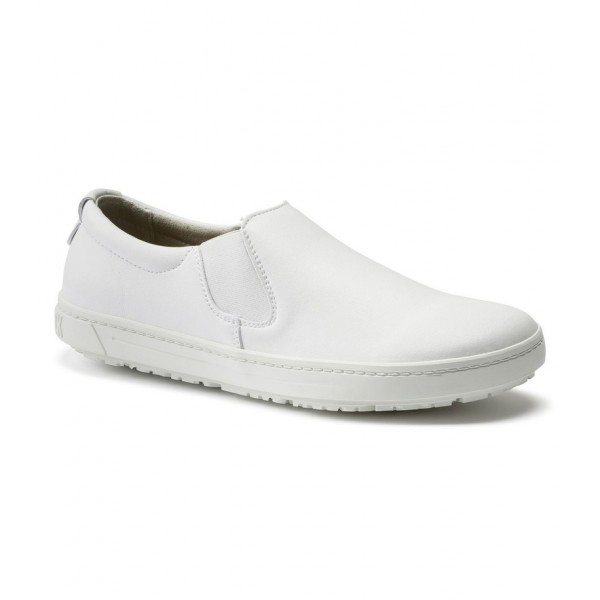Παπούτσι Birkenstock αντιολισθητικό Leather Ασφαλείας S3 Μεταλλική Προστασία Λευκό