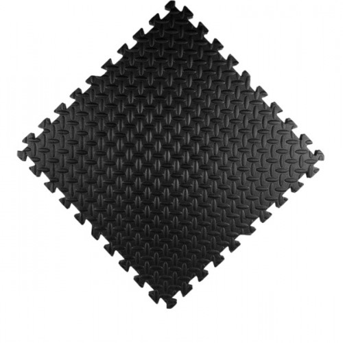 Δάπεδο puzzle Τατάμι Γυμναστηρίου Μαύρο 60x60x1.2cm (συσκ.4τμχ)