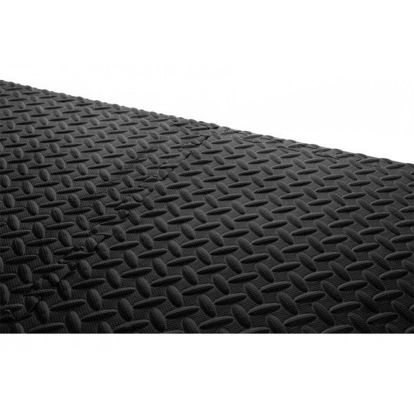 Δάπεδο puzzle Τατάμι Γυμναστηρίου Μαύρο 60x60x1.2cm (συσκ.4τμχ)