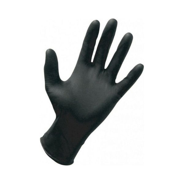 Γάντια Νιτριλίου GMT  Χωρίς Πούδρα Μαύρο Χρώμα 100τμχ  