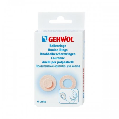 Στρογγυλοί προστατευτικοί δακτύλιοι για το κότσι GEHWOL 6τμχ. Στρογγυλοί προστατευτικοί δακτύλιοι για το κότσι GEHWOL 6τμχ.