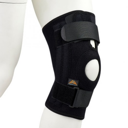 Επιγονατίδα NEOPRENE με εύκαμπτες μπανέλες "KNEE STIBILIZER WITH SILICONE"