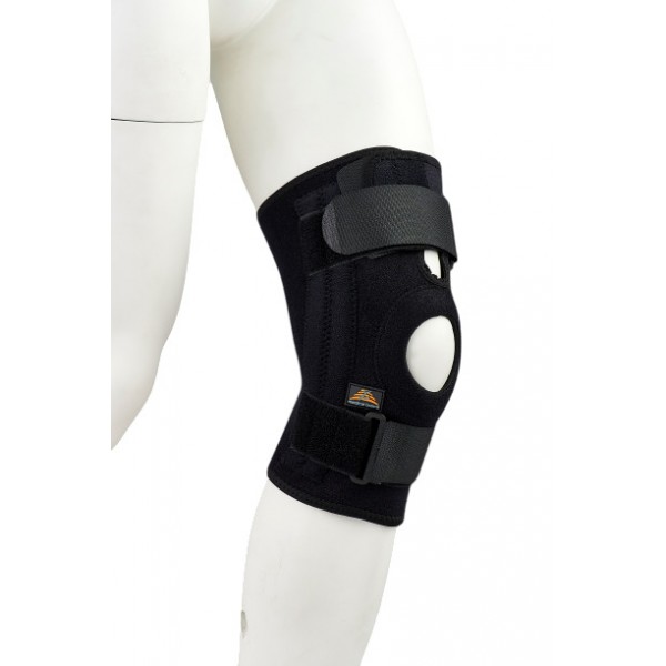 Επιγονατίδα NEOPRENE με εύκαμπτες μπανέλες "KNEE STIBILIZER WITH SILICONE"