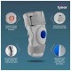 Επιγονατίδα neoprene με πλάγιες μεταλλικές μπανέλλες και άρθρωση (SMALL)