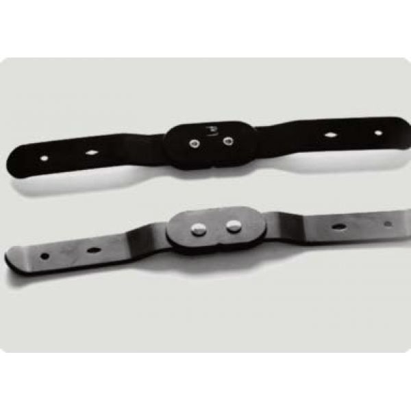 Επιγονατίδα neoprene με πλάγιες μεταλλικές μπανέλλες και άρθρωση (SMALL)