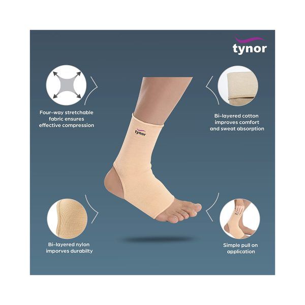 Απλή ελαστική επιστραγαλίδα ANKLET