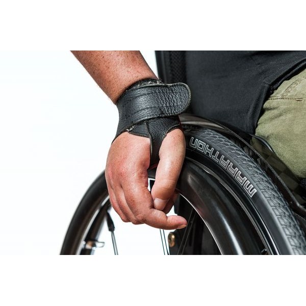 Εργονομικό στεφάνι ώθησης CURVE L TETRA-GRIP 24" για χρήστες τετραπληγικούς με πλήρη κίνηση μυός και μερική δύναμη στα χέρια 
