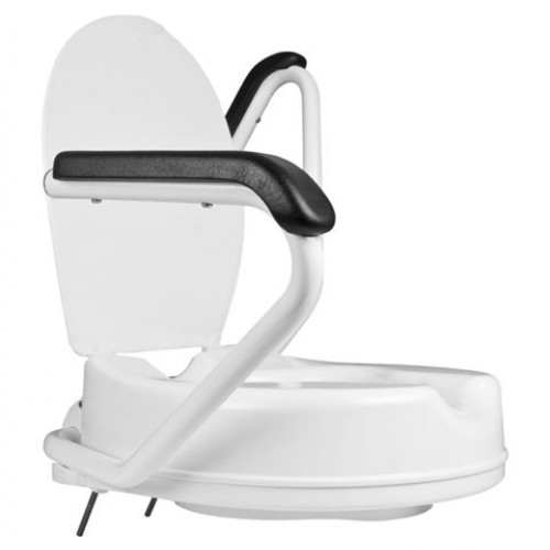 Σταθερό ανυψωτικό τουαλέτας 10cm με ανυψούμενα μπράτσα Σταθερό ανυψωτικό τουαλέτας 10cm με ανυψούμενα μπράτσα