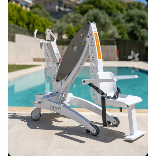 Γερανός πισίνας τροχήλατος