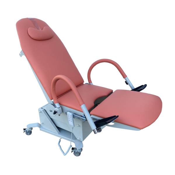 Γυναικολογική-ουρολογική πολυθρόνα BOOM 3 κινήσεων με υποπόδια/φτέρνες