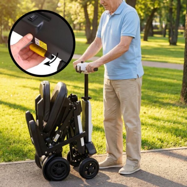 Ηλεκτρικό Πτυσσόμενο Scooter - Λευκό
