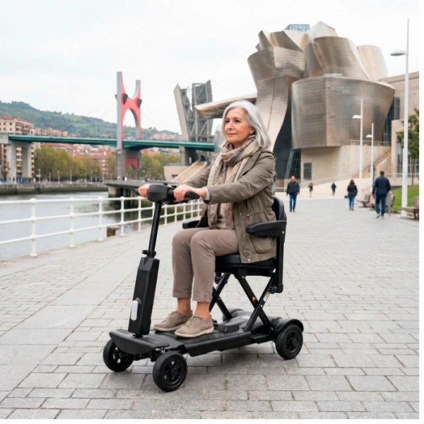 Ηλεκτρικό Πτυσσόμενο Scooter - Μαύρο