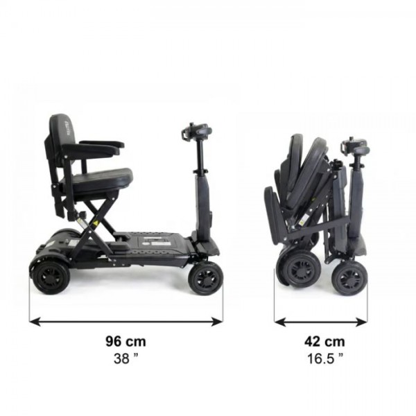 Ηλεκτρικό Πτυσσόμενο Scooter - Μαύρο