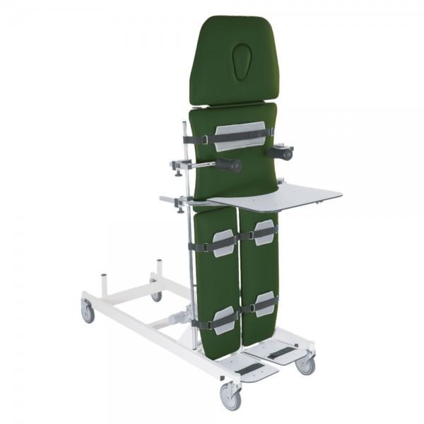 Ηλεκτρικός ορθοστάτης Urano 4 τμημάτων Tilt table με ρυθμιζόμενο υποπόδιο