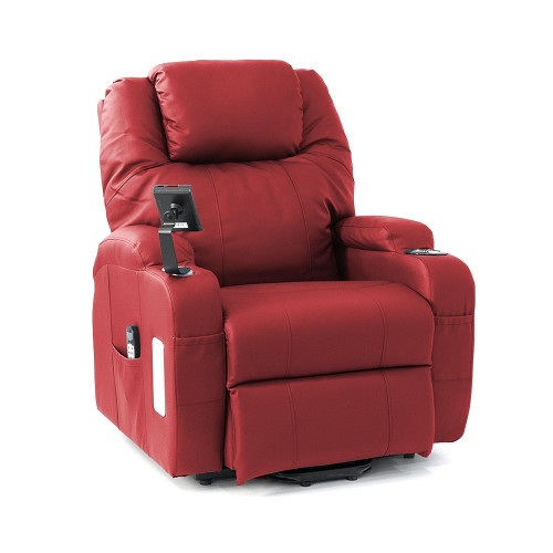 Ηλεκτρική πολυθρόνα ανύψωσης "Horizon" (Κόκκινο)