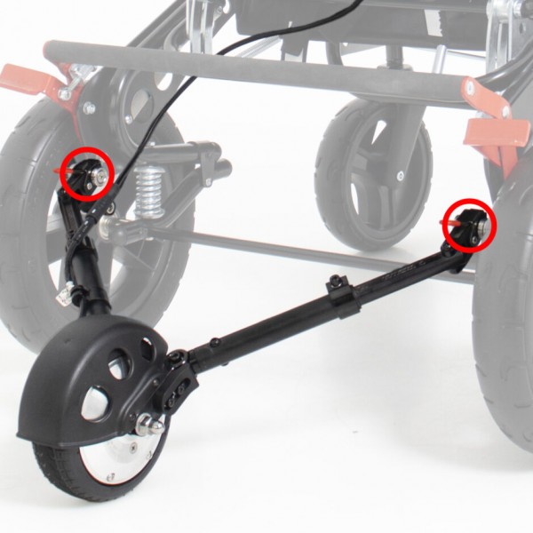 Ηλεκτρική ρόδα υποβοήθησης για παιδικά καρότσια (RACER & ULISES)