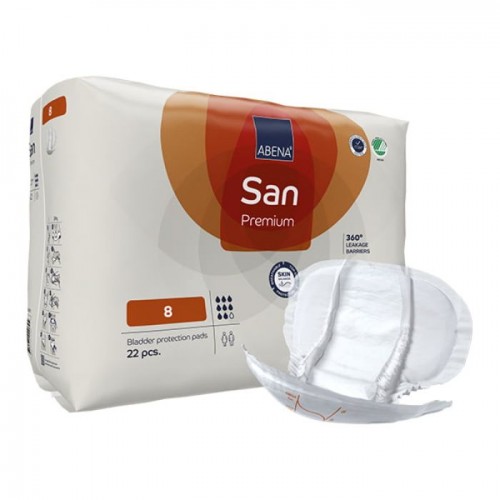 Σερβιέτες για Μέτρια έως Βαριά Ακράτεια ABENA No8 8 σταγόνες (22τεμ) Σερβιέτες για Μέτρια έως Βαριά Ακράτεια ABENA No8 8 σταγόνες (22τεμ)