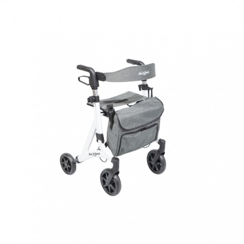 Περιπατητήρας Rollator Αλουμινίου Action White Περιπατητήρας Rollator Αλουμινίου Action White