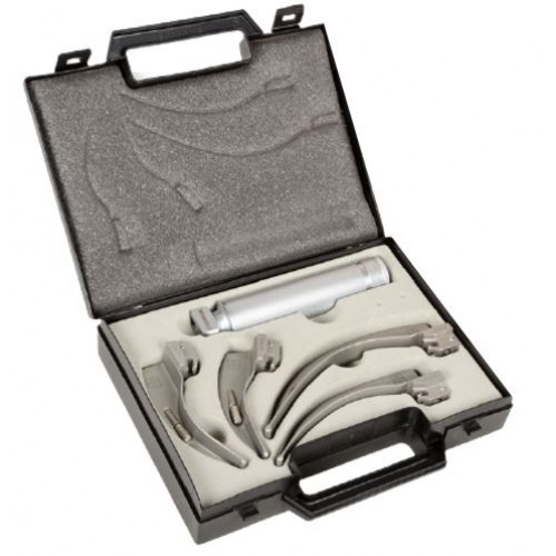 Σετ λαρυγγοσκοπίου Macintosh με 4 λεπίδες και λαβή