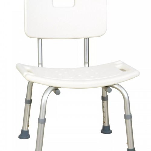 Καρέκλα ντους deluxe με ελαφρύ πλαίσιο αλουμινίου με ανοδίωση με πλάτη