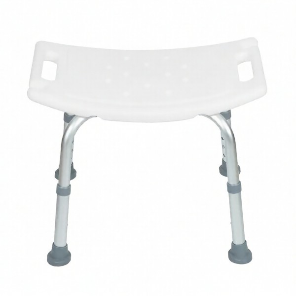 Καρέκλα ντους deluxe με ελαφρύ πλαίσιο αλουμινίου με ανοδίωση χωρίς πλάτη