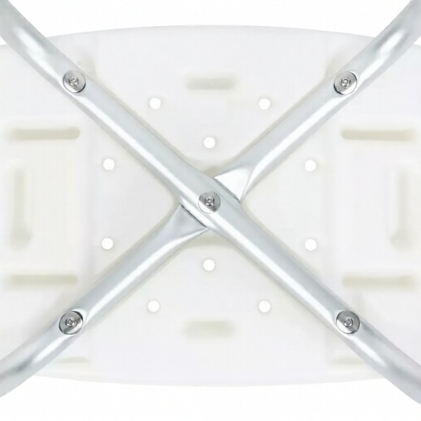 Καρέκλα ντους deluxe με ελαφρύ πλαίσιο αλουμινίου με ανοδίωση χωρίς πλάτη