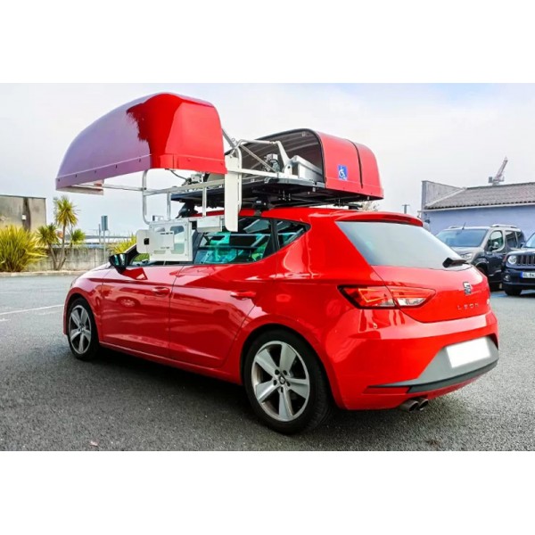 Κουτί οροφής οχήματος για αποθήκευση αναπηρικού αμαξιδίου