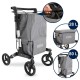 Κυλιόμενος περιπατητήρας / Rollator για ψώνια με χώρο αποθήκευσης