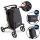 Κυλιόμενος περιπατητήρας / Rollator για ψώνια με χώρο αποθήκευσης