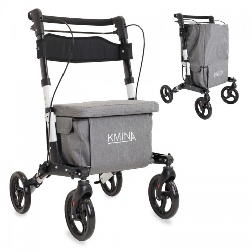 Κυλιόμενος περιπατητήρας / Rollator για ψώνια με χώρο αποθήκευσης