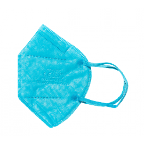 Μάσκα υψηλής προστασίας FFP2 χωρίς βαλβίδα με λάστιχο Μπλε (1 τμχ.)