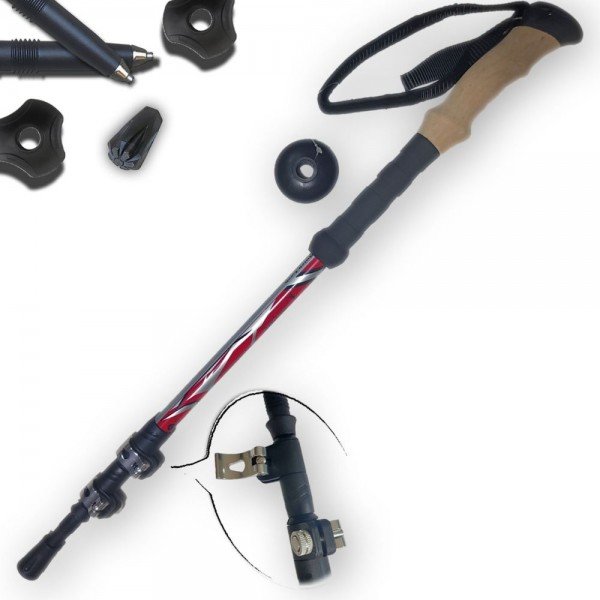 Μπατόν πεζοπορίας Alpin TrailHunter II Metallic Quick-Lock