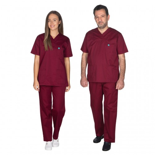 Ιατρική Στολή Unisex – Μπορντώ XXS-8XL Ιατρική Στολή Unisex – Μπορντώ XXS-8XL