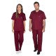 Ιατρική Στολή Unisex – Μπορντώ XXS-8XL